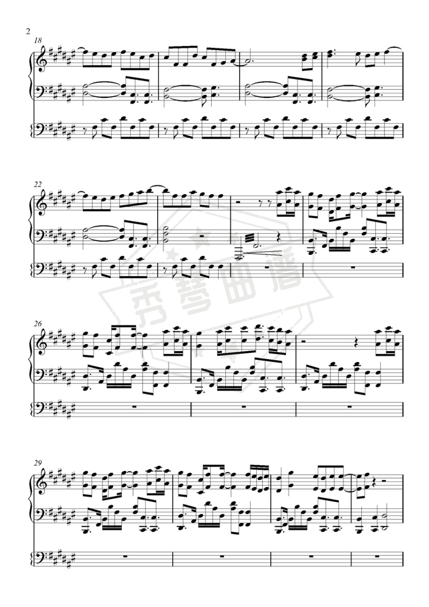图片[2]-米津玄师-打上花火-秀琴曲谱网