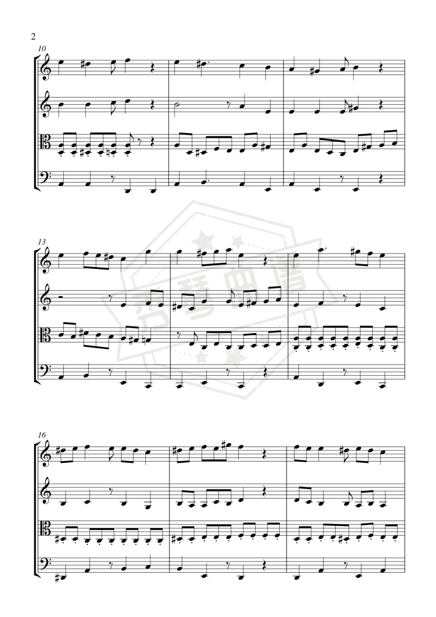 图片[2]-D?k Zülfünü Meydana Gel(Tanburi Mustafa ?avu?)完整乐谱-秀琴曲谱网