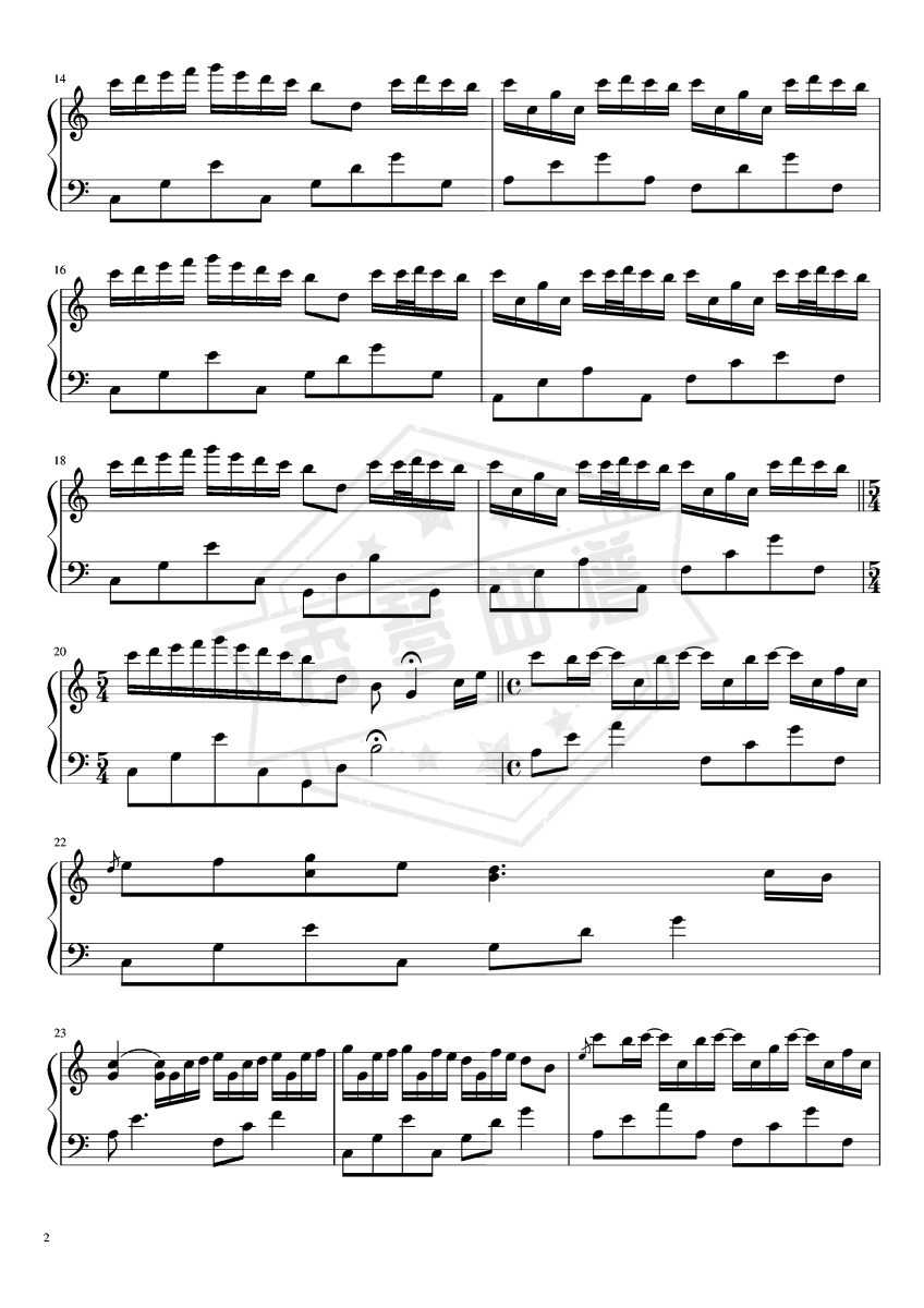 图片[2]-River Flows In You（你的心河）-秀琴曲谱网