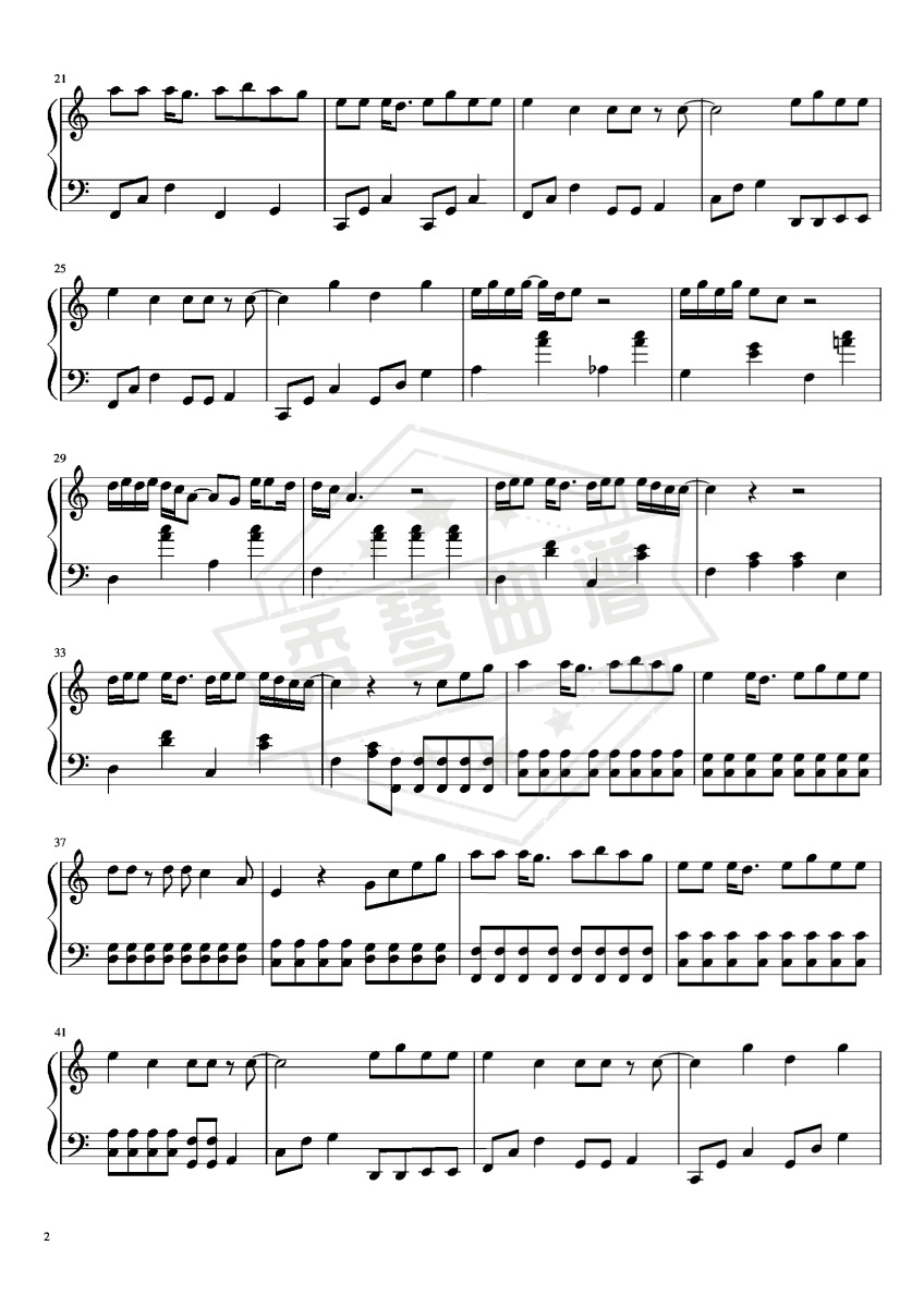 图片[2]-Dancing With Your Ghost（C调） – Sasha Sloan-秀琴曲谱网