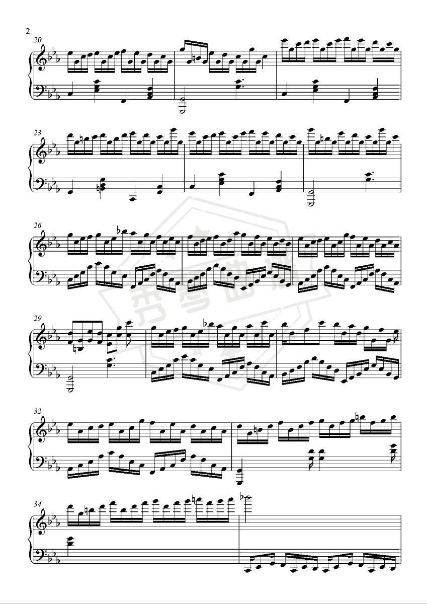 图片[2]-克罗地亚狂想曲/Croatian Rhapsody-秀琴曲谱网