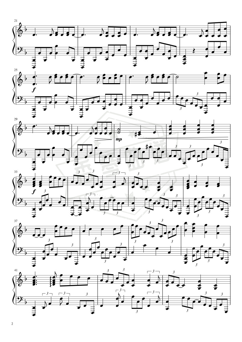 图片[2]-Victory（Two Steps From Hell）-秀琴曲谱网