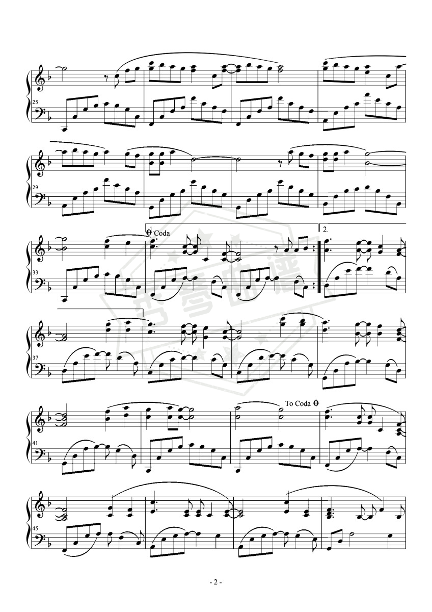 图片[2]-《酸酸甜甜就是我》好听好弹带指法-秀琴曲谱网