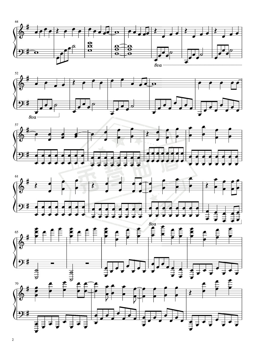 图片[2]-爆红单曲《Love Is Gone》完整扒谱-秀琴曲谱网