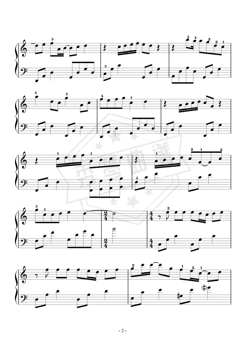 图片[2]-将故事写成我们初学者版-秀琴曲谱网