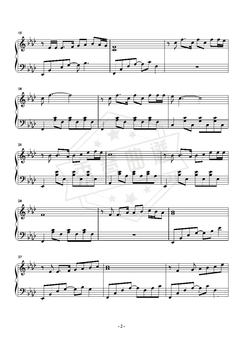 图片[2]-画 赵雷-秀琴曲谱网