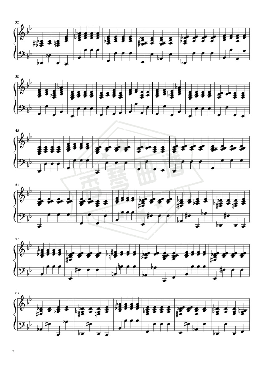 图片[2]-黑色幽默 原版钢琴-秀琴曲谱网