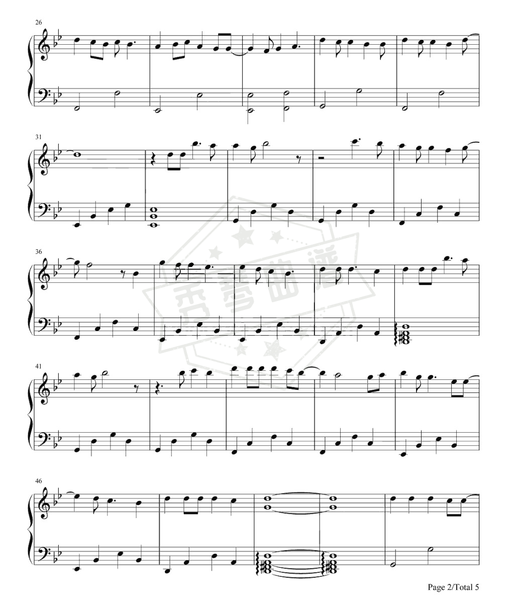 图片[2]-邓紫棋《回忆的沙漏》钢琴谱-秀琴曲谱网