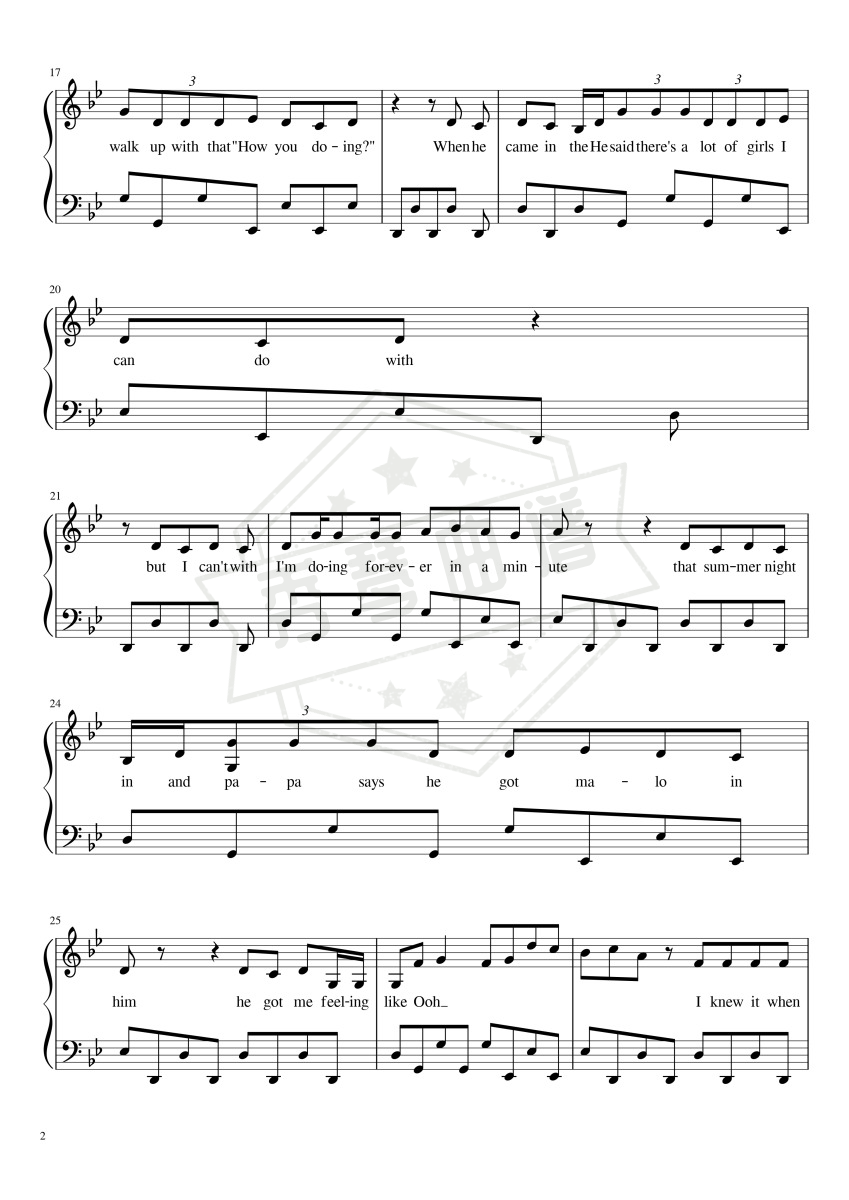 图片[2]-Havana弹唱版-秀琴曲谱网