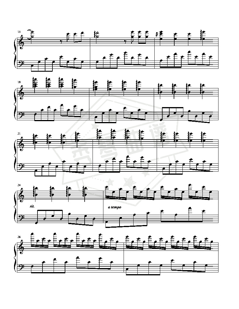 图片[2]-Fade（C调版）-秀琴曲谱网