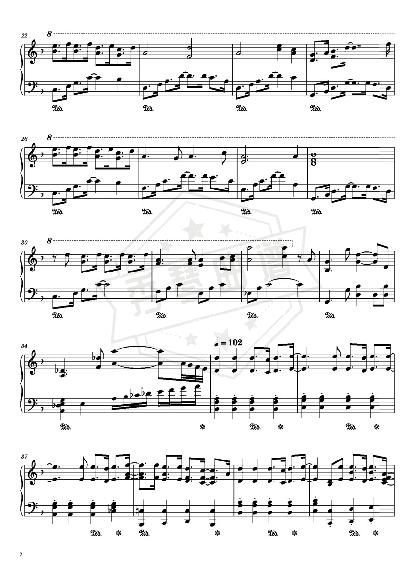 图片[2]-City Of Stars《爱乐之城》插曲-秀琴曲谱网