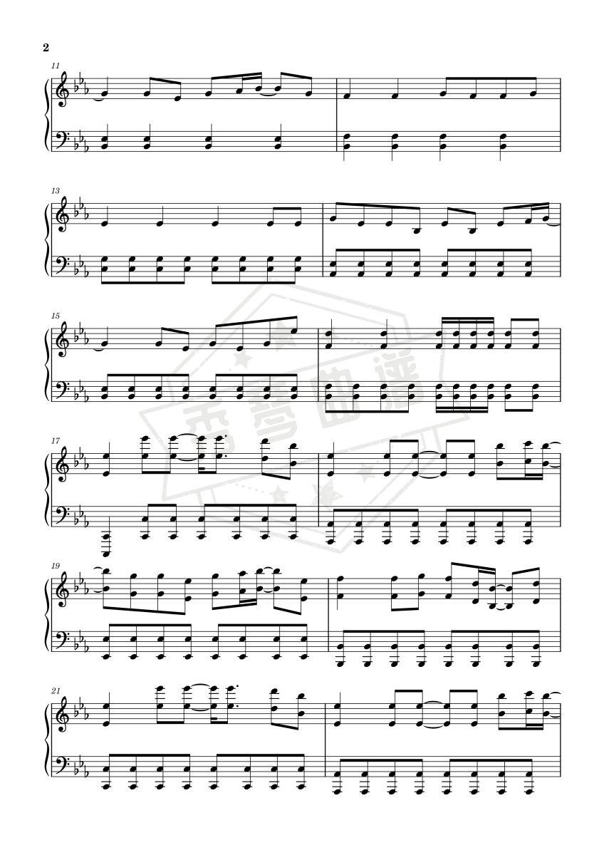 图片[2]-【超燃BGM】Remember Our Summer | LokLokPiano演奏版-秀琴曲谱网