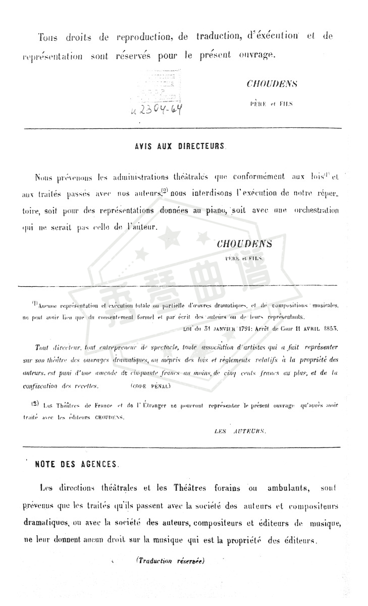图片[2]-Joséphine vendue par ses s?urs(Victor Roger)序幕 – 第一幕 (nos.1-6)-秀琴曲谱网