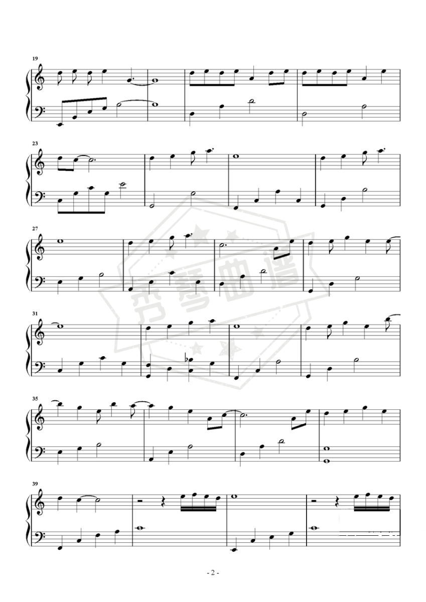 图片[2]-关键词 原版-秀琴曲谱网