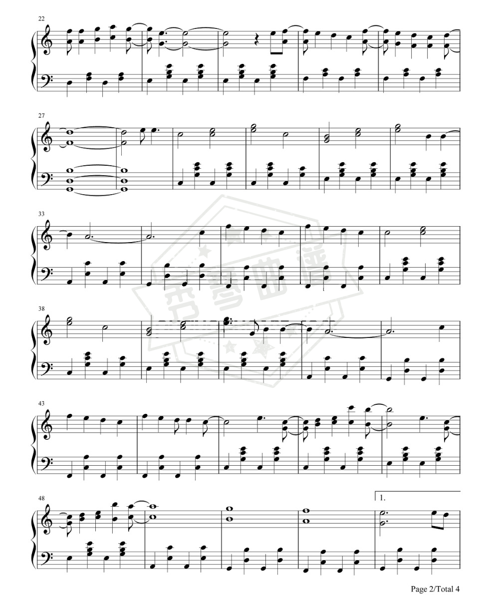 图片[2]-Bruno Mars《Count On Me》钢琴谱-秀琴曲谱网