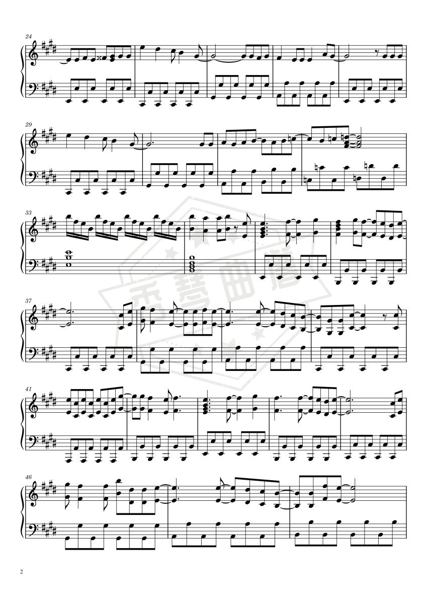 图片[2]-数码宝贝主题曲《butterfly》高度还原简单版-秀琴曲谱网
